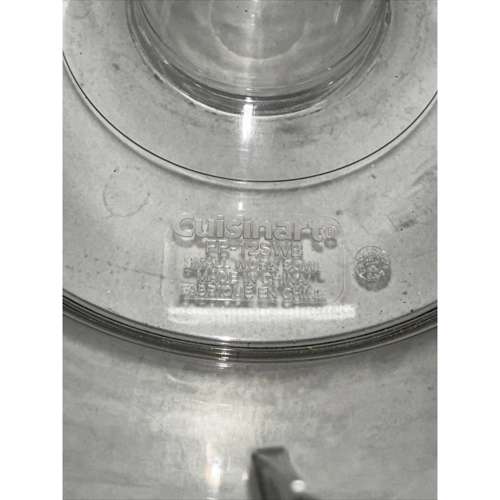 Cuisinart FP-12DC Elite Collection‎ Food Processor Small Work Bowl FP-12SWB EUC